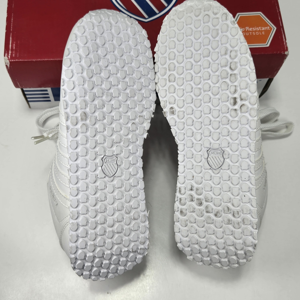 K-Swiss Botwin All-White Classic Sneakers Women's Size 6 1/2 6.5 - Picture 11 of 15